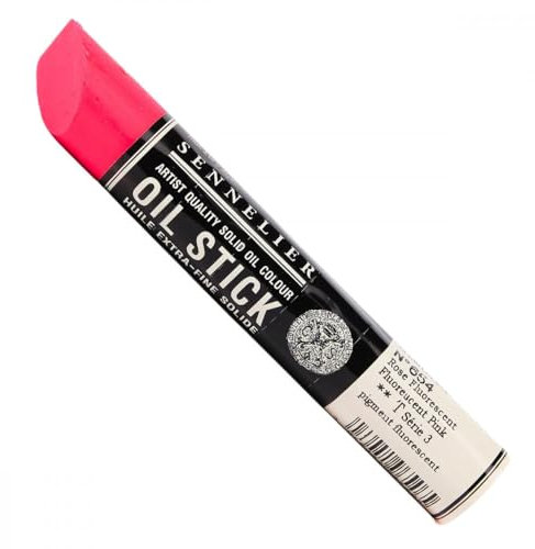 Sennelier Barra de aceite – Rosa fluorescente – N130125.654