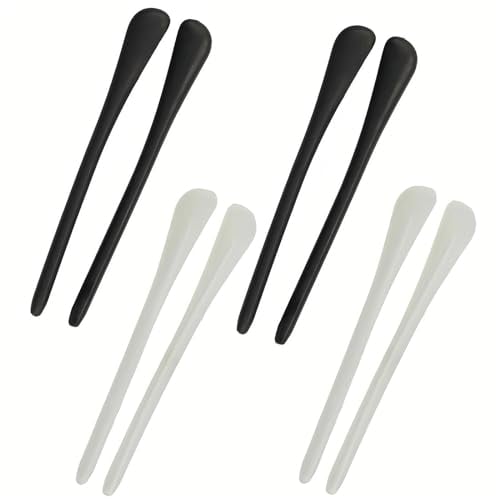 Cuscinetti Auricolari per Occhiali in Silicone, Gancio per Orecchio Antiscivolo Morbido Covers per Aste in Tessuto a Maglia, Tappi Punte per Gambe di Occhiali da Lettura/Sole in Metallo Sottil (B)