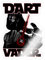Spreadshirt Dart Vader Dartscheibe Dartspieler Geschenk Sticker, max. 10 x 10 cm, 10 x 10 cm, Transparent glänzend