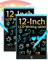 2 Pack Bunte LCD Schreibtafel, 12 Zoll LCD Schreibtablett für Kinde, Maltafel Kinder Elektronisch Spielzeug ab 3-8 Jahre alt Junge Mädchen, Löschbar Mal Tablet Kinder Weihnachtsgeschenke