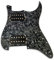E Gitarren Board Gitarren Schlagbrett 3-lagiges PVC E Gitarren Board Schlagbrett Pickups Mit HH Tonabnehmer Geladen Vorverdrahtetes Gitarren Pickup Set Vorverdrahteter Pick Guard Single Coil SSH