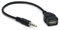 Domasvmd Cavo convertitore adattatore OTG maschio da 3,5 mm da spina AUX maschio a USB 2.0 femmina OTG per riprodurre musica con U-Disk in auto da 3,5 mm maschio Aux Plug a USB 2.0 femmina