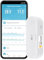 Intelligentes Thermometer-Hygrometer: Zigbee-Temperatur-Feuchtigkeitsmonitor mit App-Warnungen, doppelte Stromversorgung, Datenspeicherexport, Hub erforderlich, unterstützt Homekit, Alexa (1er-Pack)