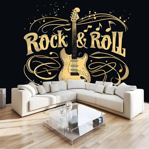 Musikinstrument Wandbild Tapete Musik Gitarrenrock Vlies Tapeten 400x280cm Foto Tapete Schlafzimmer Wohnzimmer Moderne Vliestapete Bildtapete 3d Effekt Wandtapete