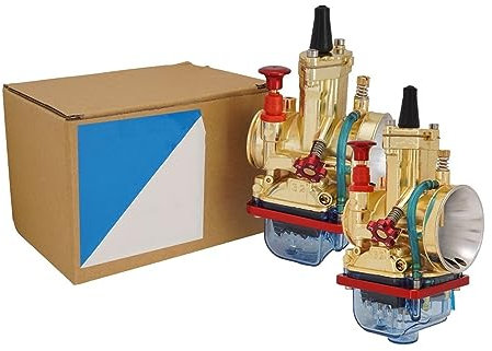 Vergaser Ersatz Motorvergaser Universal Für PWK 28 30 32 34 Mm 2T 4T Vergaser Carburador Mit Power Jet Für 75cc-250cc(2 PC 28MM)