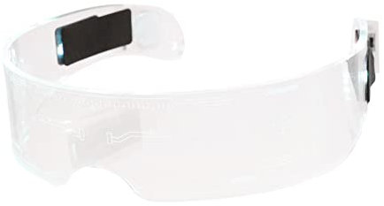 LIFKOME Leuchtende Brille Requisite -brille Für Karneval Bühnenshows Fotos Unisex Vintage Schneller Rave Flash Disco Festival-stil