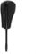 Elchuiaby Automatischer Schaltknauf für BMW E39, E46, E53, E60, E61, E63, E64, E8, kurz, lang, PU-Leder, ABS, bequemer Griff (87 mm, schwarz)