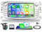8 Core 4G+64G Wireless Carplay Android Autoradio für Ford Focus II mk2 Mondeo S-Max C-Max Galaxy 7 Zoll Autoradio mit Android Auto Navi GPS WiFi Mirror Link Bluetooth FM/RDS/DSP EQ/SWC Rückfahrkamera