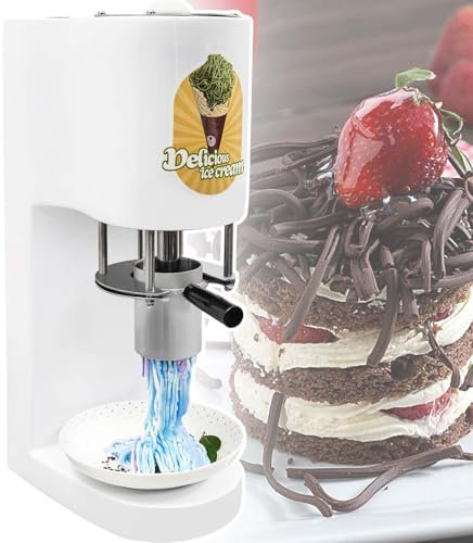 vnmudzeo Spaghetti-Eismaschine, 30 L/H, TischgeräT, TischgeräT, TischgeräT, Mit 4 Verschiedenen Formen