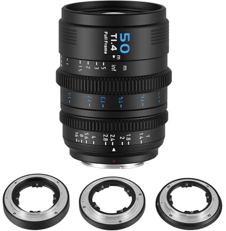 Sirui VP-1 Vision Prime 50mm T1.4 Full-Frame Cine Multi-Mount Lens (VP-1-50B)