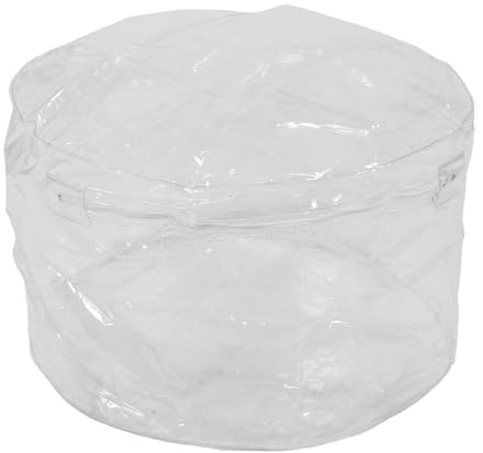 Alipis Stuffed Animal Storage Organizer Clear Bean Bag Round Chairs For Kids - Transparent Chair Covers Stuffable Sofa Zippers Couch For Organizer Plush Toys Without Filling