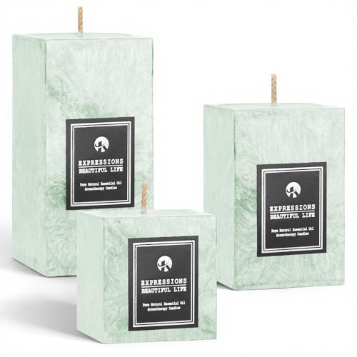 YD LIFE Würfel-Duftkerzen Set, Vatertagsgeschenk, Blaue Glockenblume-Duft, Gesamtbrenndauer bis zu 45 Stunden, Hochwertiger Docht, Perfekte Geschenke für Geburtstage, Feste und mehr