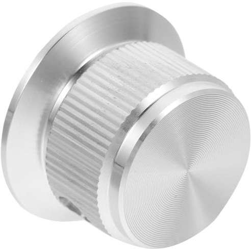 Toddmomy Robuster Aluminiumlegierungs Drehknopf für Potentiometer als Lautstärkeregler für E-gitarre und Bass Verschleißfest und Vielseitig Einsetzbar