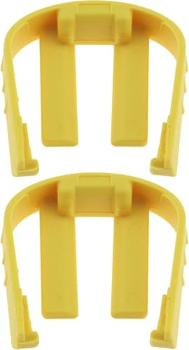 2x Schnellkupplungs-Sprengring kompatibel mit Kärcher K2 K3 K4 K5 K6 K7 – Ersatzteil für 50373330 – C-Clip für Hochdruckreiniger Schnellkupplung – Gelb