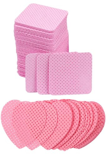 MAGICLULU 400 Sheets Nail Wipes Makeup Wipes Pink Cotton Gentle and Super Absorbent Creative Style for Women Home Use with Storage Case