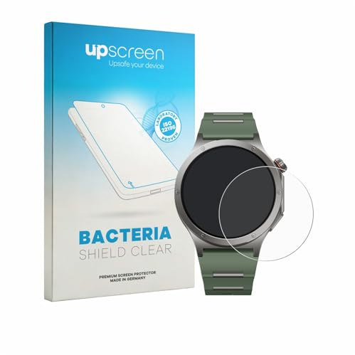 upscreen Antibakterielle Schutzfolie für OnePlus Watch 4 Klare Displayschutz-Folie