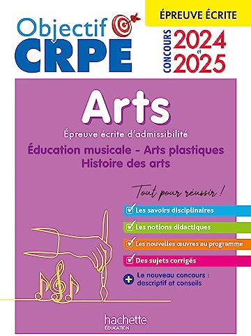 Objectif CRPE 2025 - Arts - Epreuve écrite d'admissibilité