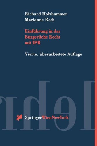 Einführung in das Bürgerliche Recht mit IPR (Springers Kurzlehrbücher der Rechtswissenschaft)
