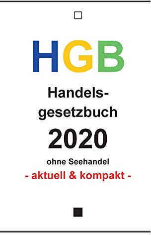 HGB: Handelsgesetzbuch 2020 (Gesetzestexte)