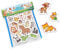 Badesticker - Jungtiere, 20 Stück, Bath Stickers Set für Kinder, Wasserspielzeug, Badewannenspielzeug ab 3 Jahren, Badespaß Aufkleber Kinder - TakTik