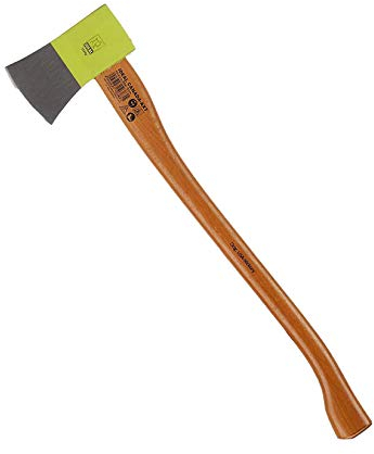 Idealspaten 75211600 Axt Canada mit Schneidschutz 1,6kg/80 cm, gelb/grau, 40 x 25 x 15 cm