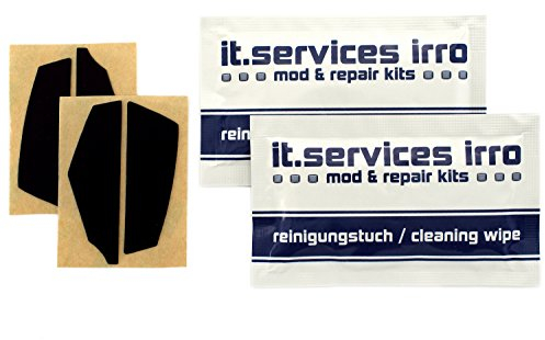 2X Sets Glides/Mausgleiter/Mausfüße passend für Logitech G600 / G600S / G600 MMO, inkl. 2 Reinigungspads
