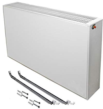 Buderus Logatrend Ventil-Flachheizkörper VC-Plan Typ 33 BH 400 vers. Längen + Halter (BL: 1200 mm)