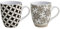 Brandani 53177 Alhambra Tazza, Set 2 pezzi, Stoneware multicolore