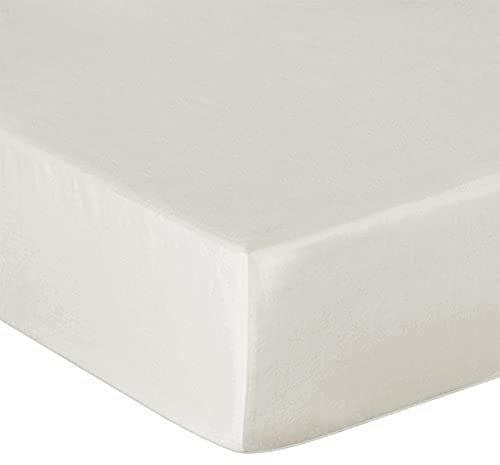 Heckett & Lane Mako Satin Spannbettlaken Farbe Off White 180 x 200 cm
