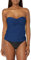 Catalina Damen Twist Front Bandeau Swimsuit Tankini-Oberteil, Marineblau, Medium