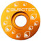 Burgtec Top Cap Iron Bro Orange, Schwarz
