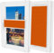 MW GROUP Plissee Ohne Bohren -Nicht-invasive Griffe - Schnelle und Einfache Installation Plissee - Rollos für Fenster Ohne Bohren - Rollos Für Fenster jeder Form(B 70cm x H 200cm,Orange)