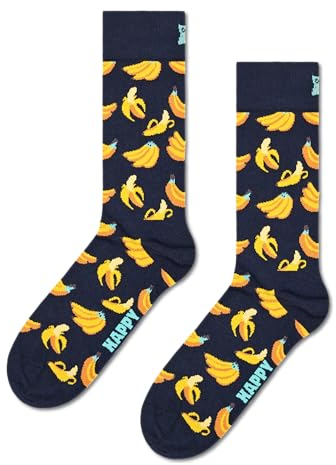 Happy Socks Banana Half Socks EU 41-46