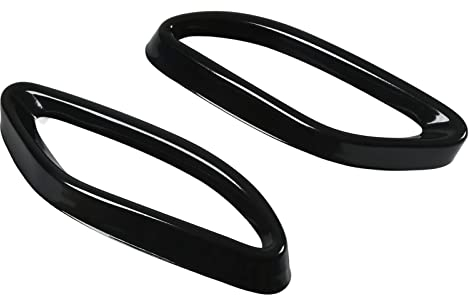 Ymiko Auspuffblende, Edelstahl Glänzend Schwarz Ersatz für C‑Klasse GLC‑Klasse B