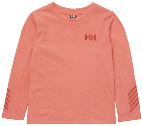 Helly Hansen Unisex Kids K Loen Tech Ls Top Shirt, Peach Echo, 7 Years UK