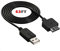 WICAREYO USB Ladekabel für PS Vita 1000, 2 m / 6.5 FT Datenübertragung USB Stromkabel für PS Vita 1000