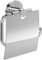 Villeroy & Boch Elements - Tender Toilettenpapierhalter mit Deckel, Klopapierhalter für Wandmontage, Klorollenhalter aus Zink, WC-Papierhalter rund, Chrom