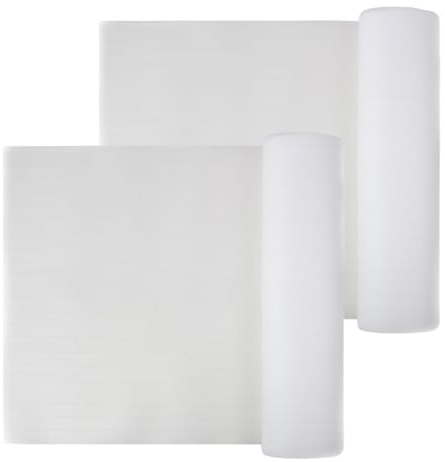 214 ALFA - Lot de 2 sous-couches d'isolation phonique en polyéthylène - 50 m² - Pour stratifié et sols en bois préfabriqués