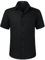 HISDERN Mens Black Short Sleeve Dress Shirt Regular Fit Casual Formal Shirts Button Down Business Stretch Shirt Non Iron,4XL