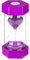 SuLiao Sanduhren 10 Minuten Violett, Eieruhren Timer Set, Buntes Stundenglas,Hourglass Sand Timer für Kinder Schule, Kinder zähneputzen, Kita, Büro, Haus, Deko, Spiele, Klassenzimmer, Küche