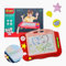 Mauepersu Maltafel Zaubertafel Kinderspiele ab 2 3 4 5 Jahre Geschenk Mädchen Jungen, Bunt Magnetische Zeichenbrett Lernspielzeug ab 2-7 Jahre, Magnettafel Reisegröße Kinder Spielzeug (Rot)