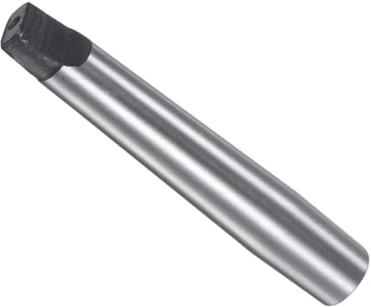 CoCud Drill Chuck Arbor, MT2 to B18, Tang End Flat Tail Threaded Drill Taper Shank Adapter Morse Tapers 2MT 18B - (Applications: for Lathes and Drill Milling)