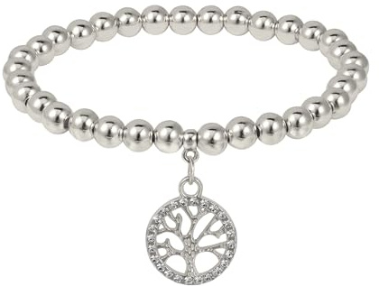 JJDreams Tree of Life Accessory Set Tree of Life Bangle Ladies Bracelet Life Bangle Stainless Steel Necklace