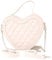 Lady Edelweiss Trachtentasche Kati Herz-Form | Süße Henkeltasche mit Schultergurt | Trachten Handtasche Umhängetasche zum Dirndl (beige)