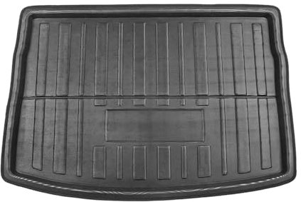 UYCHYTQR Einziehbare Laderaumabdeckung Auto Für VW Für Golf 7 MK7 2013-2017 Für Polo 2010-2017 Kofferraumwanne Kofferraumschutz Kofferraumbodenmatte Hinten Laderaumabdeckung Gepäckschutz