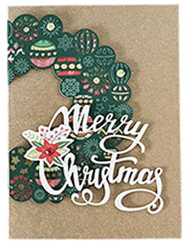 Urlaubs-Grußkarten, Weihnachtskarte mit Umschlägen, Happy Holiday-Karten in Box mit Umschlägen für Verwandte, Freunde