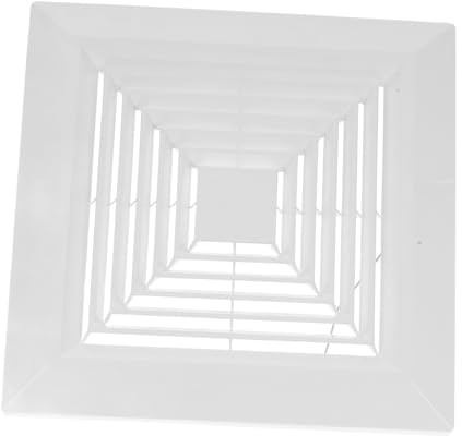 HYTROVE Bathroom Exhaust Fan Cover with Springs 9.69 X 9.69 in Ceiling Vent Cover Replacement Part for Wall-Mounted Extractor Fan Air Diffuser Dust and Easy Install