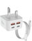 Toplayer 40W USB C Fast Charge Plug with 4-Port USB C Power Adapter, Type C + QC Multi Mains Wall Plug for iPhone 16-12, iPad, AirPods, Galaxy, LG, Motorola