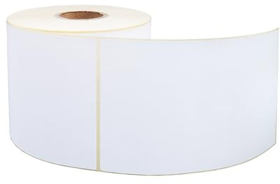 Thermoetiketten 100 x 150 mm – 250 Selbstklebende Versandetiketten auf Rolle, Wasserfest, Thermodruck-Etiketten für Thermodirektdrucker – Barcode- und Adressetiketten für Büro, Lager, Logistik
