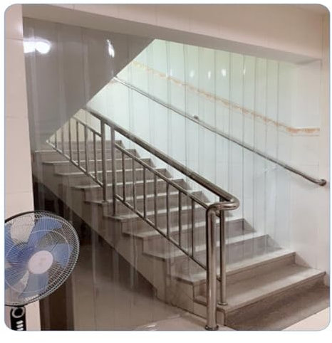 DZZTHSH Vorhänge, staubdicht und antistatisch, für den Winter geeignet, Türvorhänge aus transparentem PVC, Kunststoff, warme und winddichte Türstreifen, geeignet für Lager